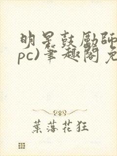 明星鼓励师(npc)笔趣阁免费