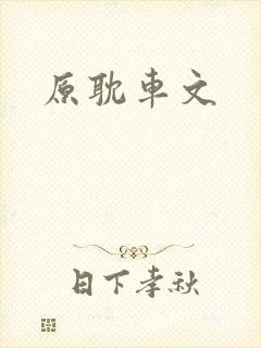 原耽车文