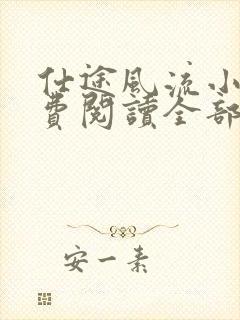 仕途风流小说免费阅读全部章节