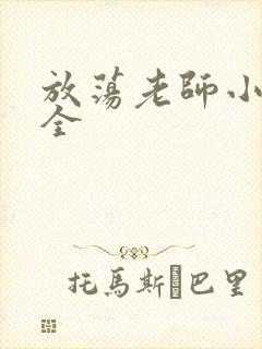 放荡老师小说大全