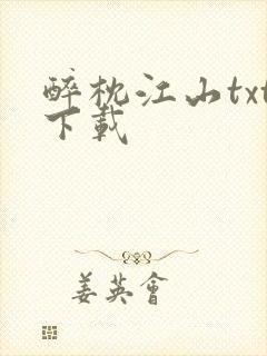 醉枕江山txt下载