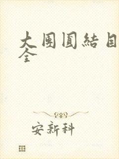 大团圆结目录大全