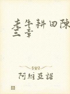 老牛耕田陈雪第三章