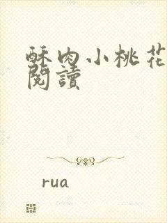 酥肉小桃花全文阅读