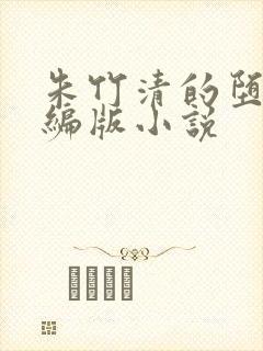 朱竹清的堕落改编版小说