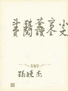 斗破苍穹小说免费阅读全文无弹窗