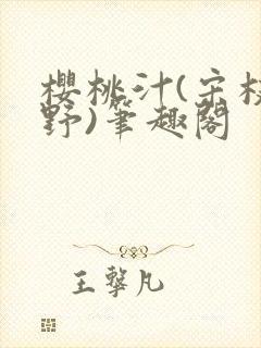 樱桃汁(宋枝江野)笔趣阁
