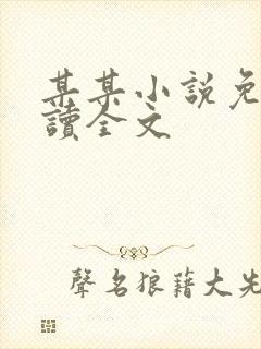 某某小说免费阅读全文