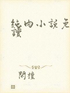 纯肉小说免费阅读