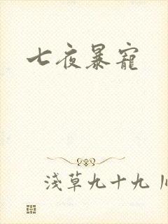 七夜暴宠