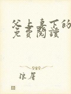 父上妻下的小说免费阅读