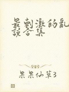 最刺激的乱惀小说合集