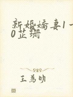 新婚娇妻1一40芷珊