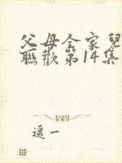 父母全家儿女大联欢第14集