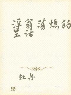 浮翁荡熄的幸福生活