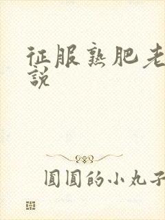征服熟肥老妇小说