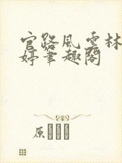 官路风云林海姜婷笔趣阁