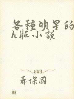 各种明星的综艺h版小说