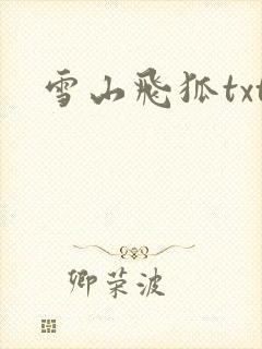 雪山飞狐txt