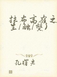 抹布高岭之花(生/触/双)