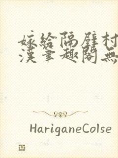 嫁给隔壁村的糙汉笔趣阁无弹窗