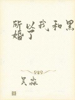 所以我和黑粉结婚了