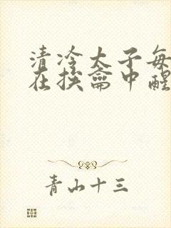 清冷太子每日都在挨龠中醒来小说