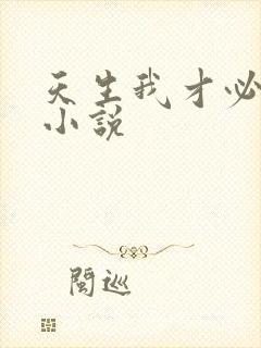 天生我才必有用小说