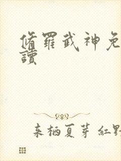 修罗武神免费阅读