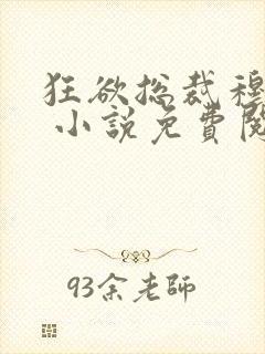 狂欲总裁穆非雪 小说免费阅读