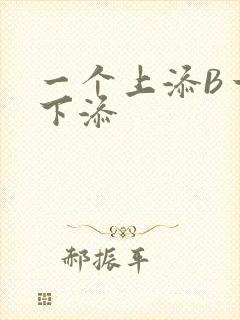 一个上添B一个下添