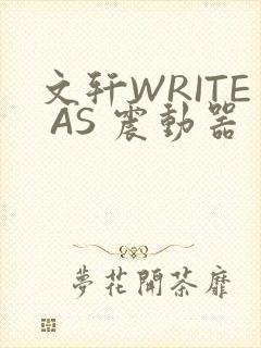 文轩WRITE AS 震动器