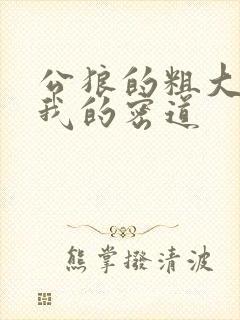 公狼的粗大挺进我的密道