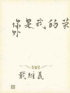 你是我的荣耀番外