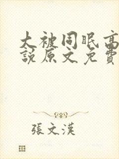 大被同眠高粱小说原文免费阅读