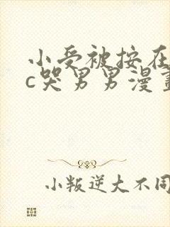 小受被按在墙上c哭男男漫画