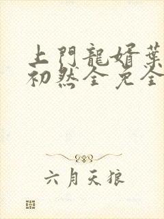上门龙婿叶辰萧初然全免全集
