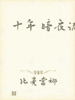 十年 暗夜流光