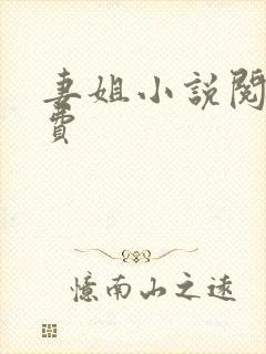 妻姐小说阅读免费