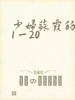 少妇苏霞的沉沦1一20