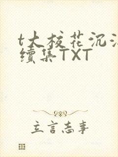 t大校花沉浮录续集TXT