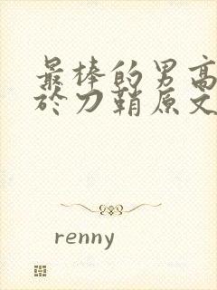 最棒的男高中生于刀鞘原文阅读