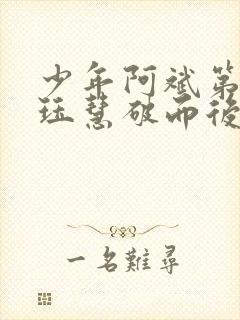 少年阿斌第二部珏慧破而后立