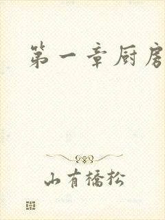 第一章厨房春潮