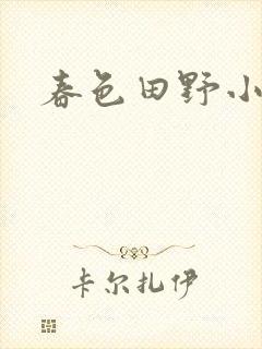 春色田野小说