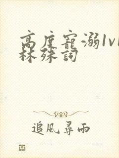 高度宠溺1v1林殊词