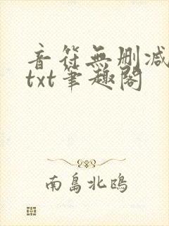 音符无删减全文txt笔趣阁