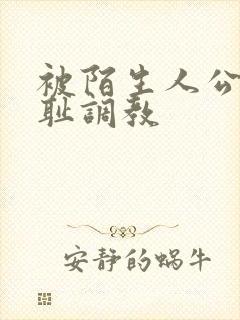 被陌生人公开羞耻调教