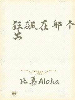 狂飙在哪个台播出