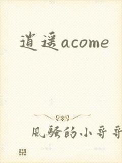 逍遥acome